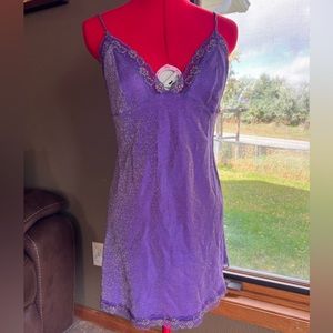 Victoria’s Secret purple lingerie slip